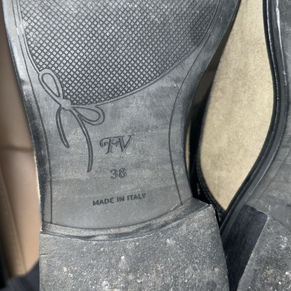 Green suede combat boots - Picture 12 of 13